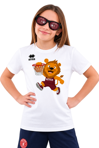 REYER VENEZIA T-SHIRT LEO REY JR BIANCA